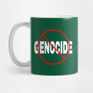 🚫 GENOCIDE - Sticker - Double-sided Mug